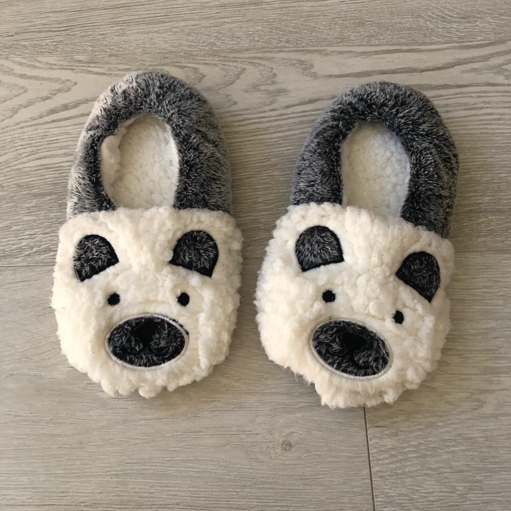 New Adult/Kids Plush Fleece Animal Non-Slip Soft Slippers